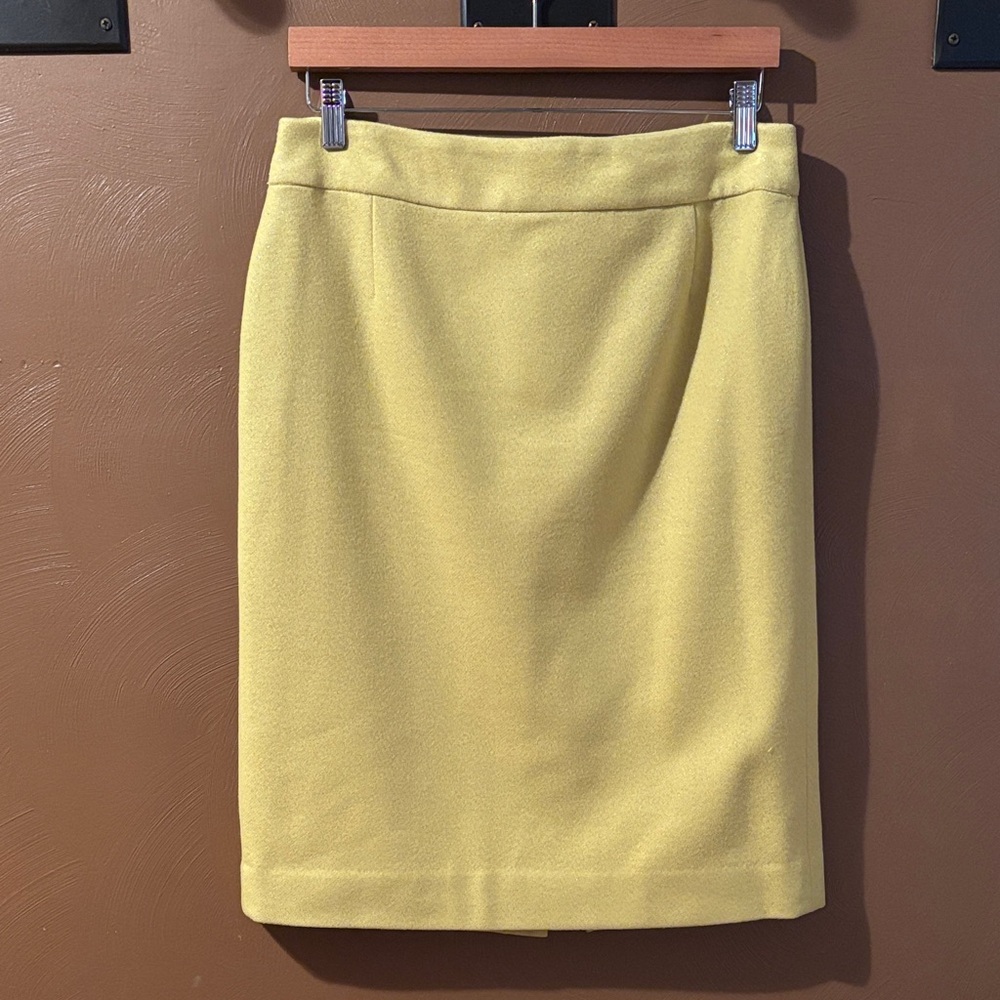 J.Crew shimmer wool pencil skirt
